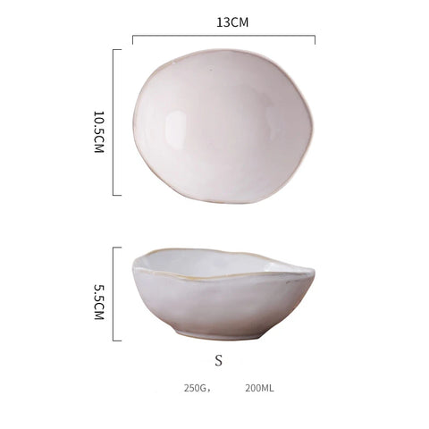 Bowl with dimensions