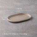 Dish with dimensions