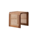 Rattan wooden table