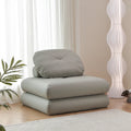 Light gray stacked sofa bed