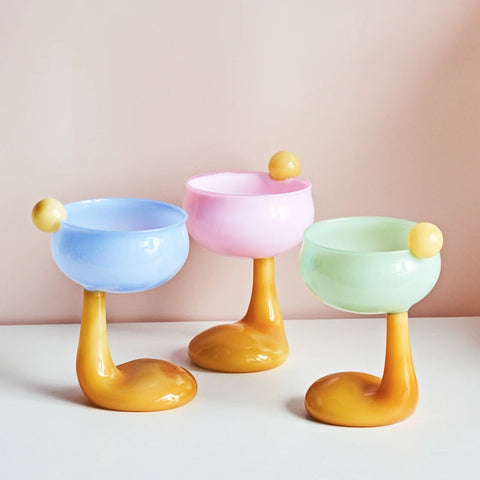 Three bowl glasses