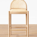 Wood rattan chair