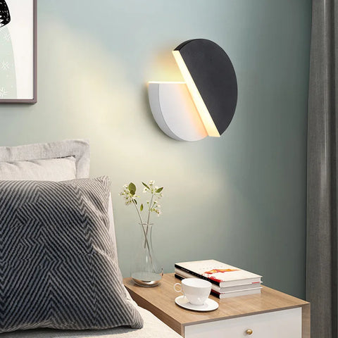 Wall lamp in bedroom