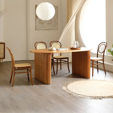 Dining table in kitchen with 4 chairs