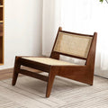 Oakley chair with woven rattan details.