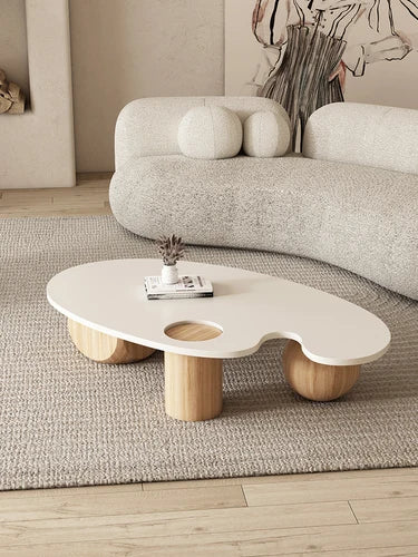 Coffee table in living room