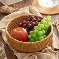 Wicker baskets filled with fruit