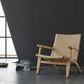 Wooden rattan chair