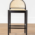 Black rattan chair