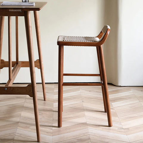 Bar stool at table