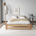 Wooden bed frame