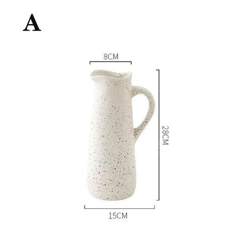 Vase with dimensions