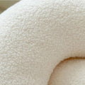 Close-up of abstract-shaped pillow.