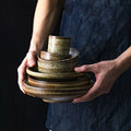 Selection of ceramic plates and bowls.