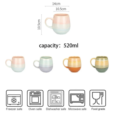 Mugs with dimensions