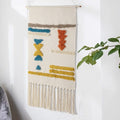 A woven hanging tapestry