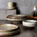 Selection of ceramic plates and bowls.