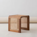 Rattan wooden table