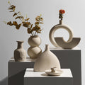 Selection of ceramic vases and ornaments.